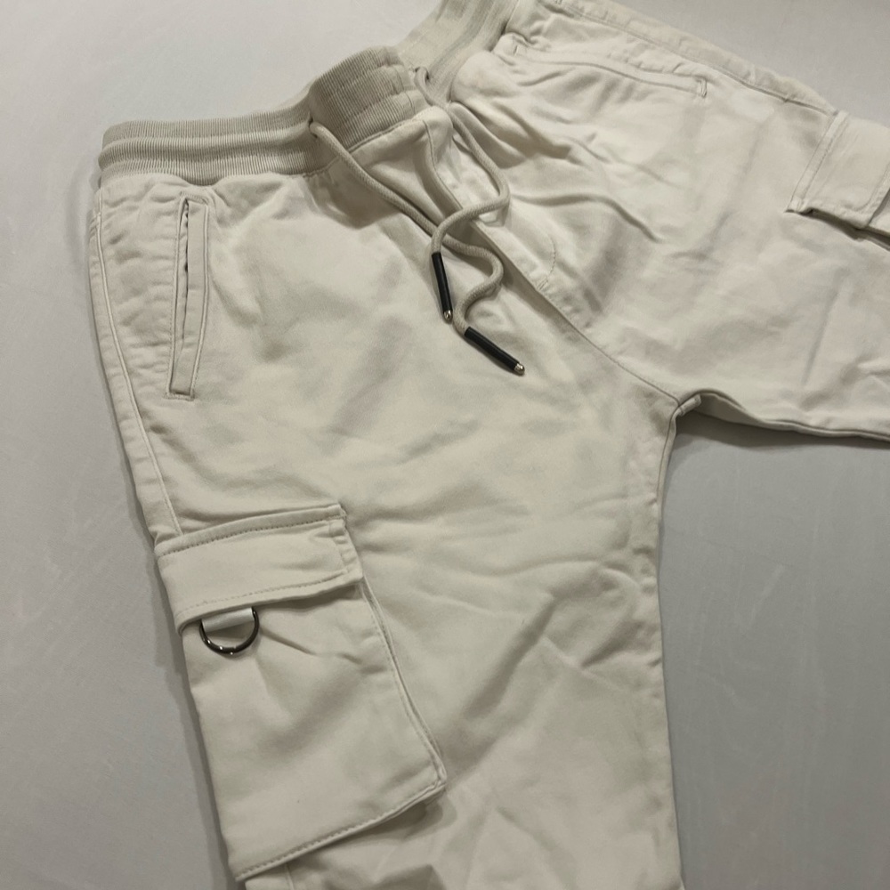 Men’s Cream Salvatore Cargo Shorts